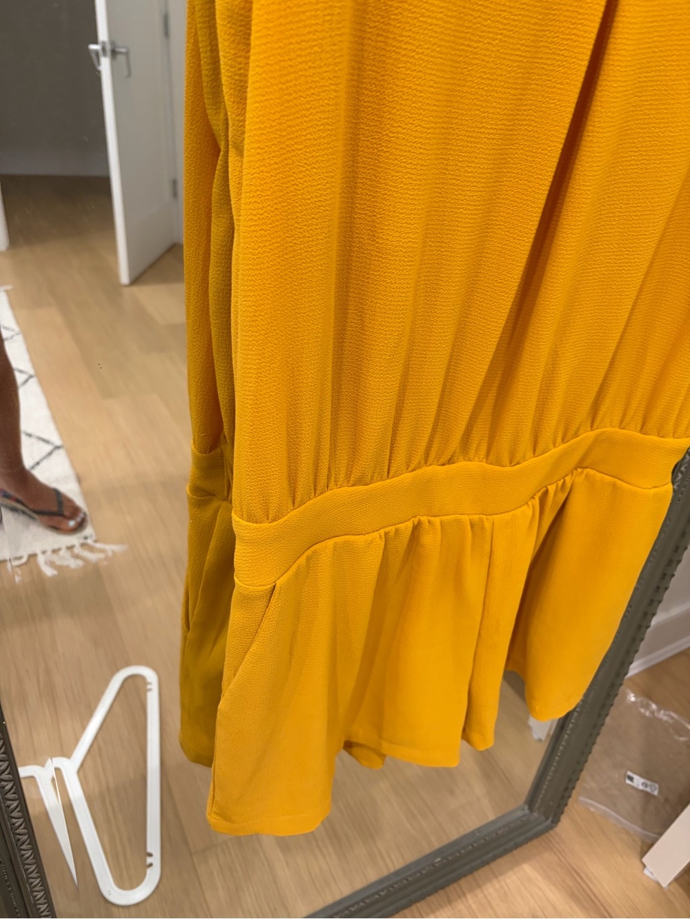 Women’s Yellow Sleeveless Romper - Picture 5 of 7
